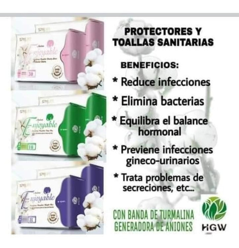 Protectores Diarios Hgw