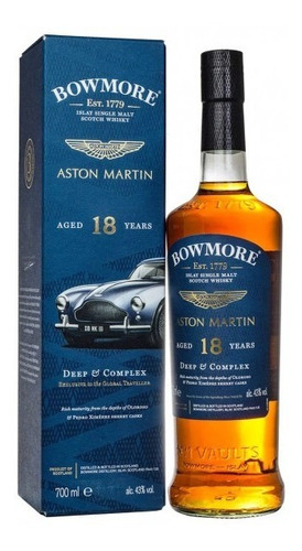 Bowmore 18 Años Aston Martin Envio A Todo El Pais Sin Cargo