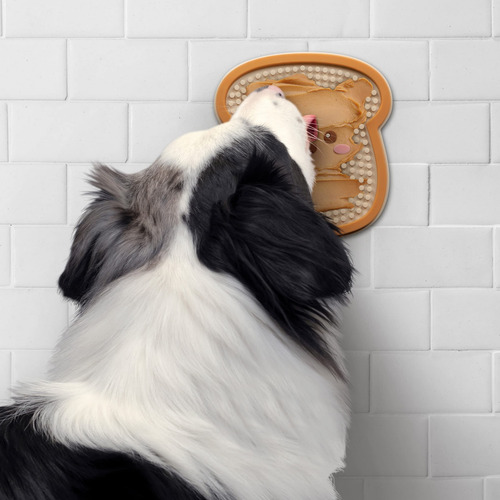 Alfombrilla Para Lamer Perros, Auténtica Silicona Tostada Fr