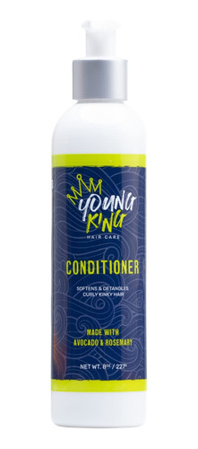 Young King Hair Care Acondicionador Para Nios | Suaviza, Nut