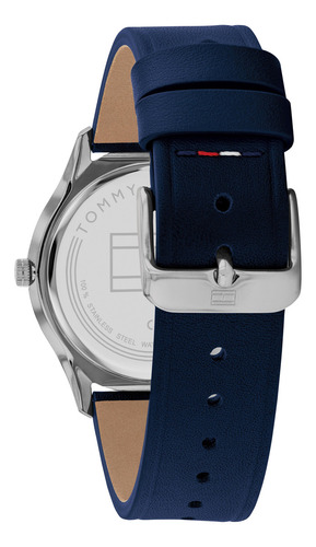 Reloj Tommy Hilfiger Hombre Adrian 1710467 Cuero Azul