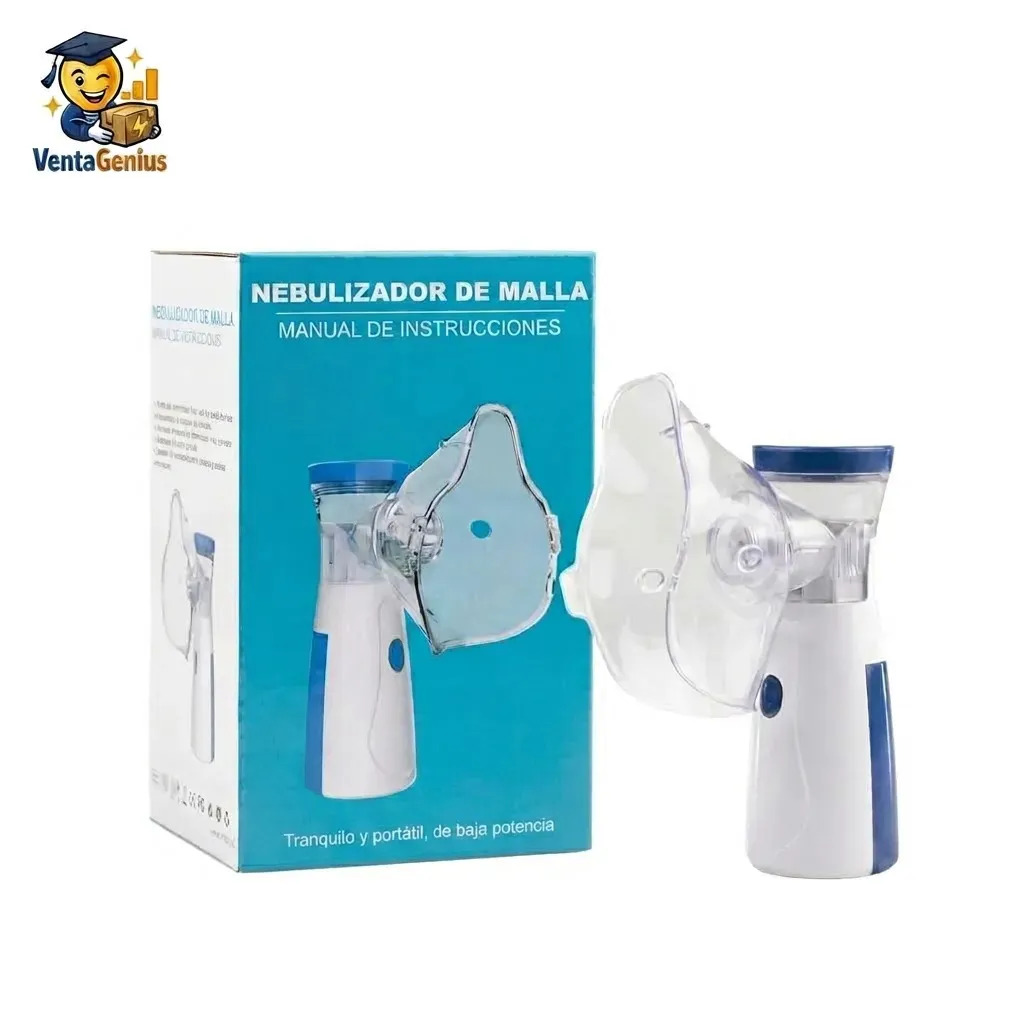 Nebulizador Ultrasónico Inalámbrico Portátil para Adulto y Niño VentaGenius