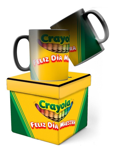 Taza Crayola Regalos Personalizados Dia Del Maestro