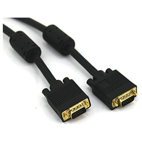Cable Vga Macho 15.0 Ft Color Negro