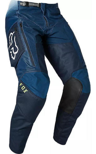 Pantalon Moto Legion Aor Scanz Azul Fox