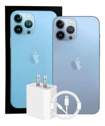 Apple iPhone 13 Pro Max (128 Gb) - Azul Con Caja Original  (Reacondicionado)