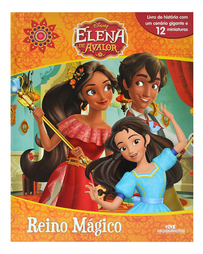 Reino Mágico: Elena de Avalor, de Disney. Série Disney Gift - Miniaturas Editora Melhoramentos Ltda., capa dura em português, 2017
