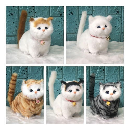 Muñeca Grande De Labrador Blanco Con Forma De Gato Maullido