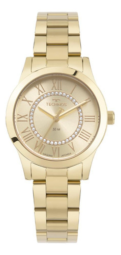 Relógio Technos Feminino Ref: 2036msw/1d Elegance Dourado