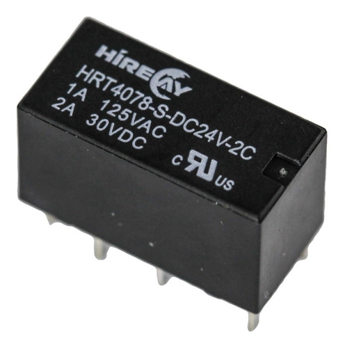 Relay Rele 2a 125v 2 Inversor Bobina 24v 8p Cr102c X 2u Htec