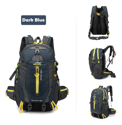 Mochila De Viaje De 40 L Para Acampar, Senderismo, Portátil