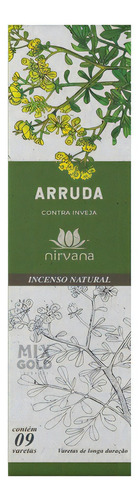 Incenso Nirvana Natural De Longa Duração Com 9 Vr Atacado Fragrância Arruda