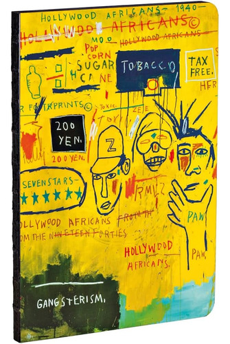 Libro: Hollywood Africans By Jean-michel Basquiat A5 Noteboo