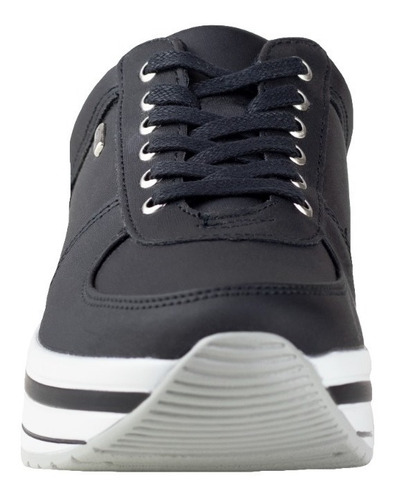 Flexi De Dama Tenis Urbanos Plataforma 4.5 Cm 101001 Negro