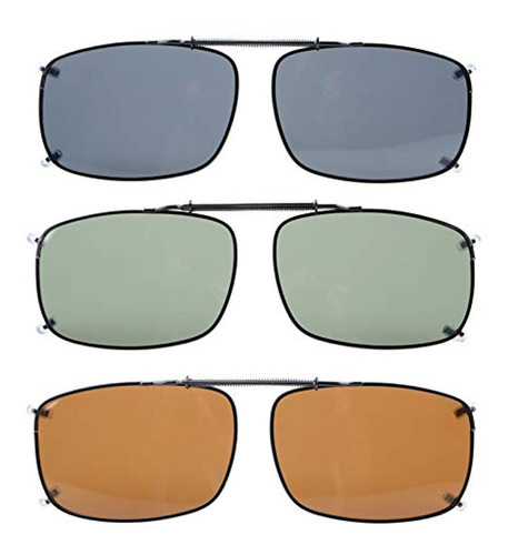 Eyekepper Clip On Sunglasses Polarized Lens Width 2.3 Inche