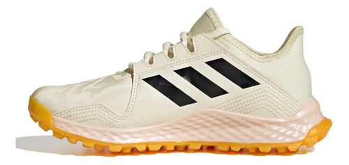 Zapatillas Hockey Adidas Youngstar Dama Mujer Tartaneras Crema 37.5/7.5us/24.5cm