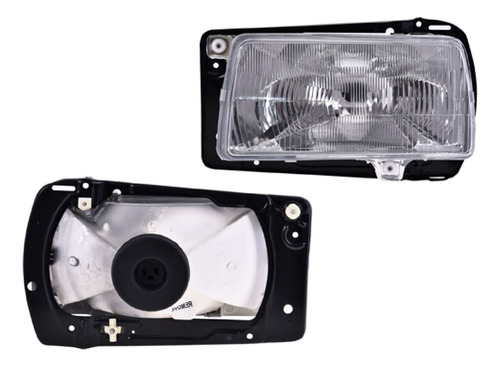 (par) Faros Manual P/halogeno Vw Jetta 1991 1992 Depo