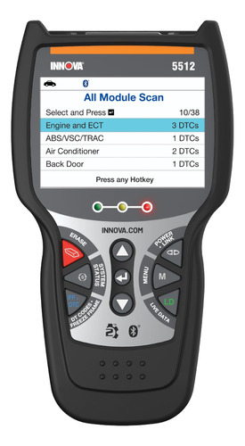 5512 Carscan Tech Plus Obd2 Escaner Herramienta Diagnostico