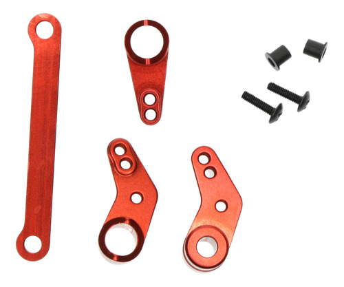 Protector De Servo De Dirección De Coche Rc Rojo