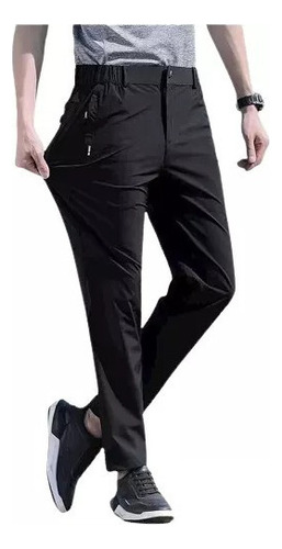 Pantalones Transpirables Secado Rápido Seda Hielo Hombres