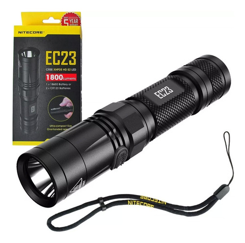 Linterna Táctica Militar Nitecore Ec23 Potente Caza 1800 Lum