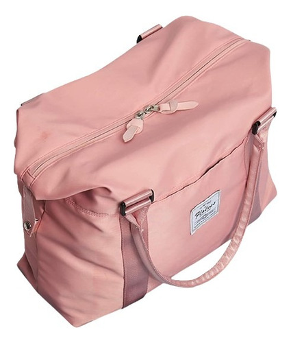 Bolsa De Viaje Con Correa De Hombro Extraible Color Rosa