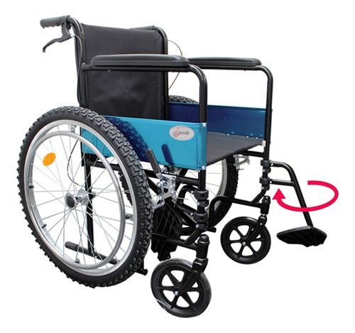 Silla De Ruedas Tt Speedy C/descansapies Giratorio