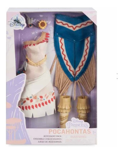 Pocahontas Set De Ropa Y Accesorios Para Muñeca Disney Store | MercadoLibre