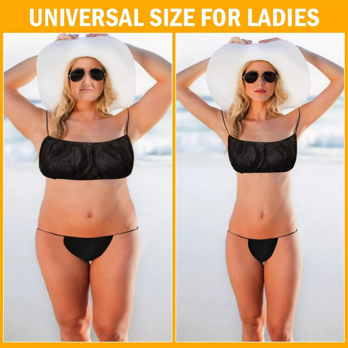 100 Bragas Desechables Sujetadores Desechables P Mujeres Spa