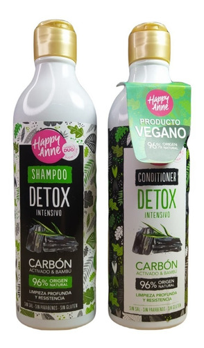 Shampoo + Acondicionador Detox Intensivo X340ml 