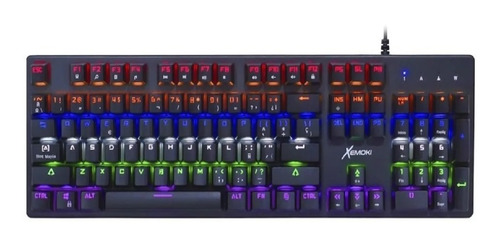 Imagen 6 de 8 de Teclado Gamer Mecanico Xemoki Antighosting Switch Blue Snk