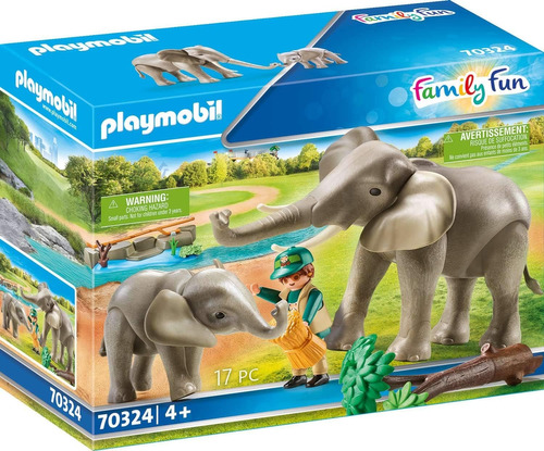 Playmobil 70324 Family Fun Elefante Y Bebé