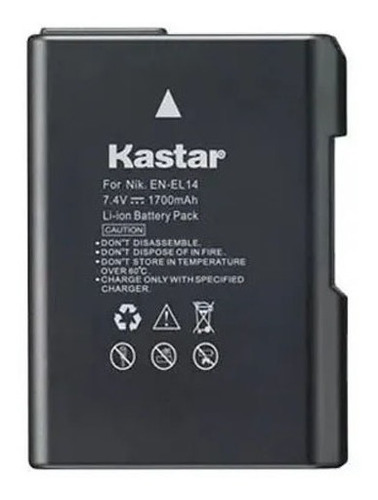 Bateria Kastar En-el14 D3300, D3400, D5100, D5200, D5300,
