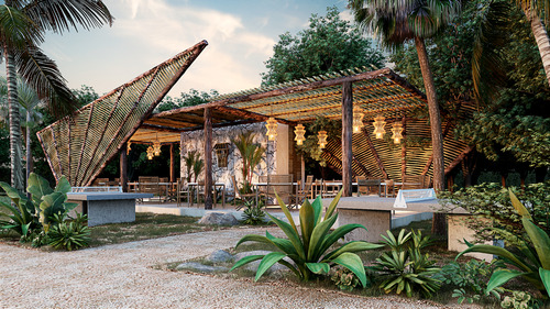Terreno En Venta En Desarrollo Premium En Sisal Con Club De Playa