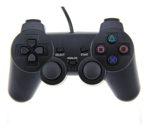 Control De Play 2 Joystick Dual Shock Con Cable Nuevo