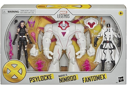 Psylocke Nimrod Fantomex  X-men 97 Marvel Legends Pack X 3 