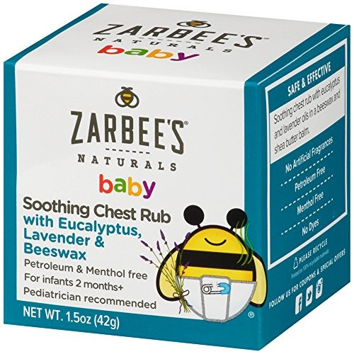 Zarbee.s Naturals Cofre Calmante Para Bebés Con Eucalipto, 