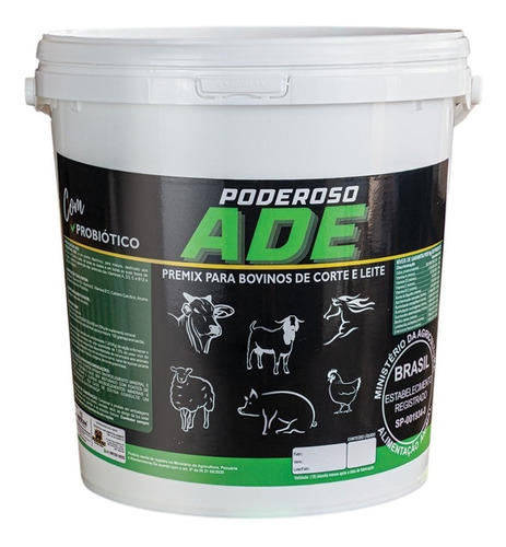 Vitaminas Ade Premix Em Pó Com A D3 E B12 Poderoso-ade 5kg