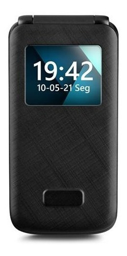Imagem 8 de 8 de Celular Flip Vita Lite Multilaser Preto - P9142