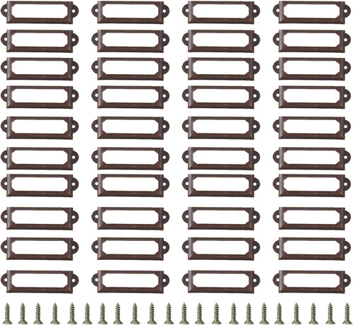 Waziaqoc 40 Soportes De Etiquetas Antiguos, Soportes De E