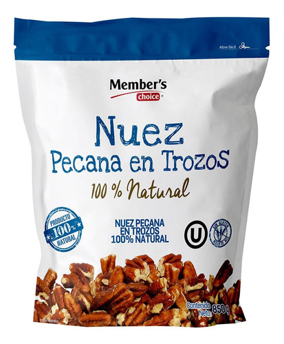 Nuez Pecana En Trozo Member's Choice 850 G