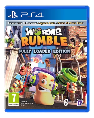 Jogo Ps4 Worms Rumble Fully Loaded Edition Midia Fisico