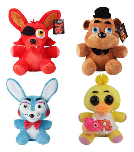 4pcs Five Nights At Freddy's Muñeca Peluche Juguete Regalo 