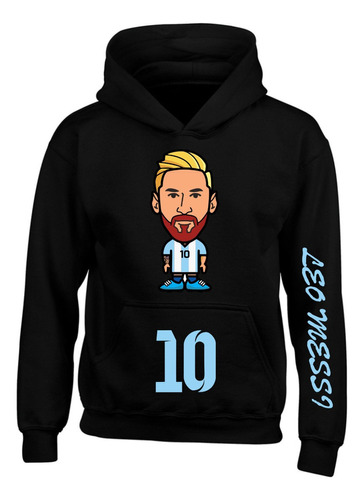 Buzo Leo Messi Premiun Buso Saco Con Capota Hoodies X