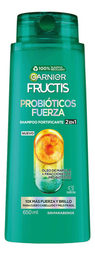 Shampoo Garnier Fructis Probioticos Fuerza 650 Ml