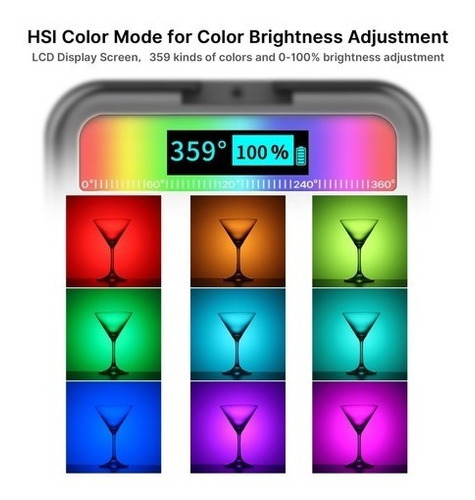 Imagen 3 de 6 de Luz Led Ulanzi Vl49 Rgb Múltiples Colores