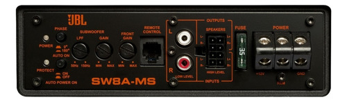Caja amplificada de sonido de la mejor calidad Jbl de 200 W + 2 canales, color negro