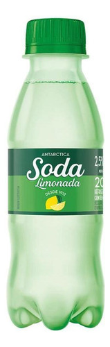 Pack Antarctica Soda Limonada Garrafa 200ml 12 Unidades