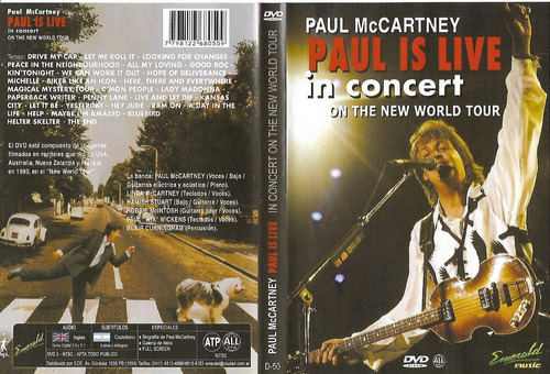 Paul Mccartney Paul Is Live In Concert Dvd Original