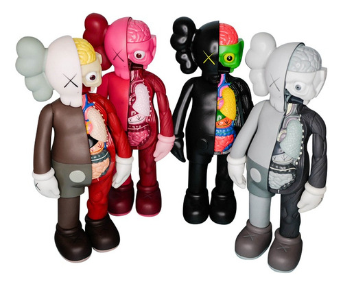 Kaws Muñeca Diseccionada 37cm Adornos Regalo